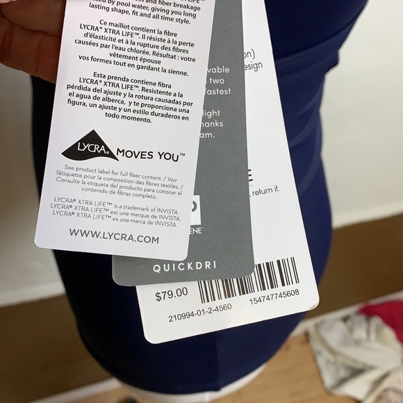 NWT Athleta Tankini Top 32D/DD - Picture 6 of 8